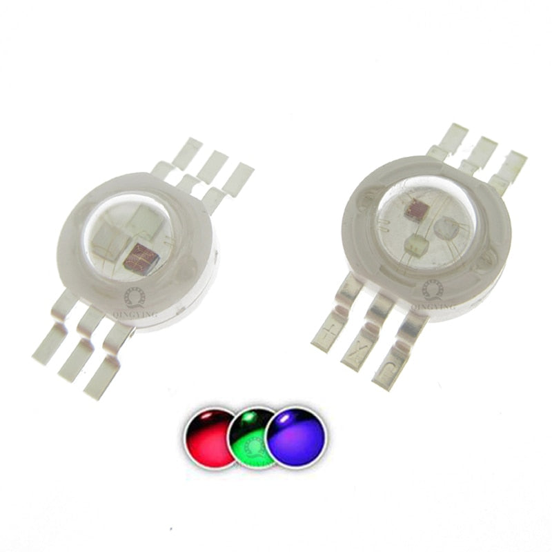 High Power LED Light-Emitting Diode LEDs Chip SMD 50pcs 1W 3W Warm White Red Green Blue Yellow For SpotLight Downlight Lamp Bulb