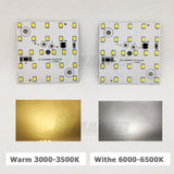 LED PCB 3W 6W 12W 5pcs/lot AC220V LED Downlight Module Aluminum plate White/Warm SMD2835 Smart IC Driver For Spotlight Lamps DIY