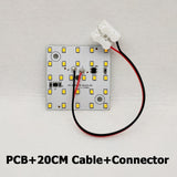 LED PCB 3W 6W 12W 5pcs/lot AC220V LED Downlight Module Aluminum plate White/Warm SMD2835 Smart IC Driver For Spotlight Lamps DIY