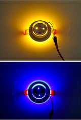 LED Ceiling Downlight RGB 3W Dimmable DC12V Recessed LED Spot Light Cabinet Showcase Lamp 220V Led Bulb With Remote Control