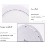 LED Panel Light Circular Downlight Recessed Bathroom 3W 4W 6W 9W 15W 18W 24W Ceiling Lamp AC85-265V Warm/Cold White