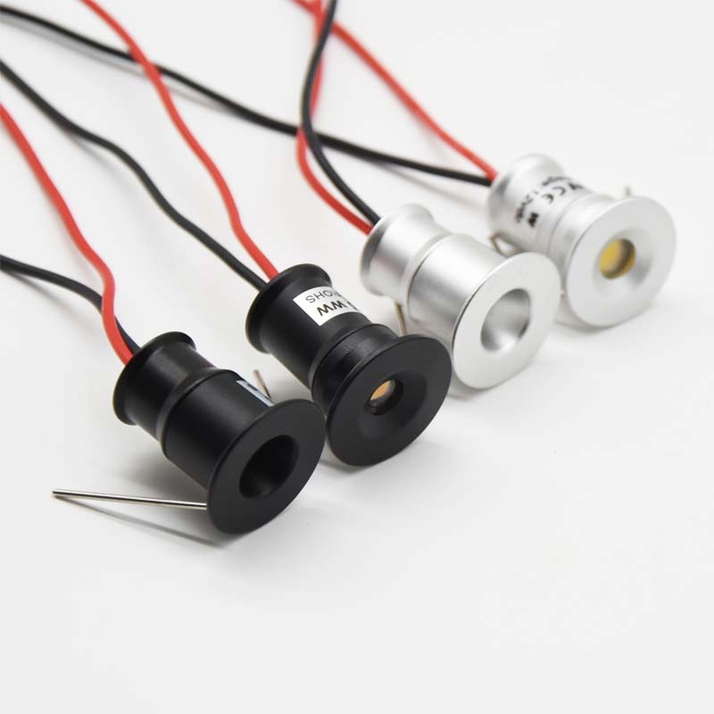 Downlight RGB 1W IP65 15mm 12V Mini LED Wall Stair Spot Light Bathroom Swimming Pool DJ Stage Sauna Kitchen Dining Spotlight