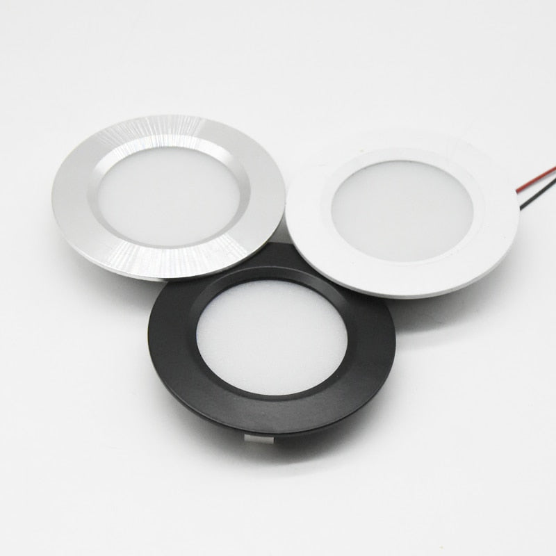 RGBW IP65 Slim 14mm 3W 5W 7W 2.5inch 12V Dimmable LED Downlight D55mm Recessed Kitchen Bulb Lamp Bathroom Spot Lighting Fixture