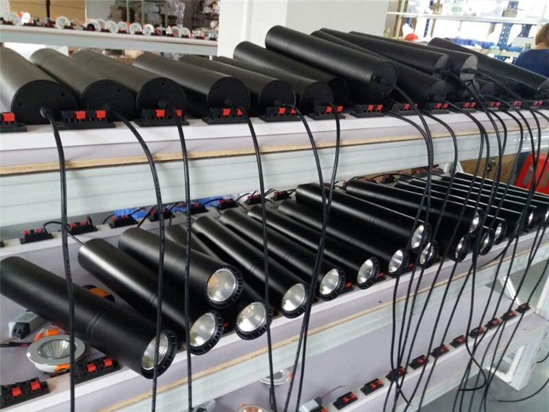 LED long light downlight 3W/7W/12W 20CM/30CM/60CM hanging COB ceiling light, long tube LED chandelier