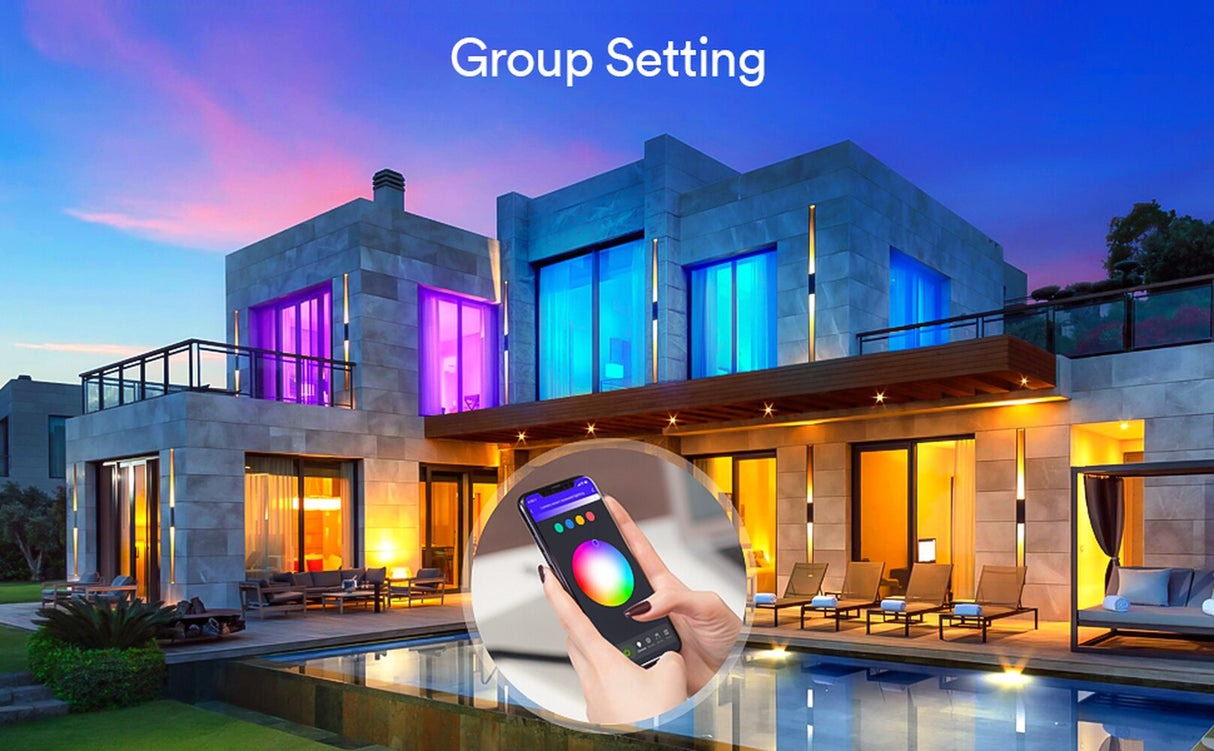 Recessed LED Ceiling Light Smart Downlight WiFi Recessed Light Round Spot Light 6 in 12W Slim Recessed Light with E27 Interface