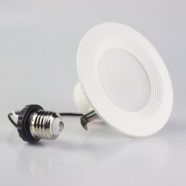 Recessed LED Ceiling Light Smart Downlight WiFi Recessed Light Round Spot Light 6 in 12W Slim Recessed Light with E27 Interface