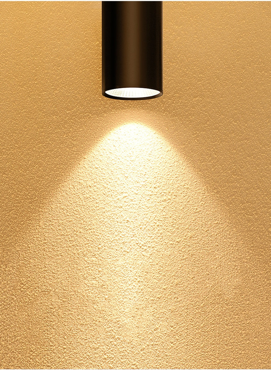 Long Tube Led Downlight Surface Mounted No Cut Hole Led Ceiling Downlight Length 75mm 200mm 300mm Indoor Led Ceiling Decoration