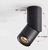 New Dimmable Rotating LED Downlights 10W 15W 20W COB LEDCeiling Spot Lights AC110-220V Warm Cold White Indoor Lighting