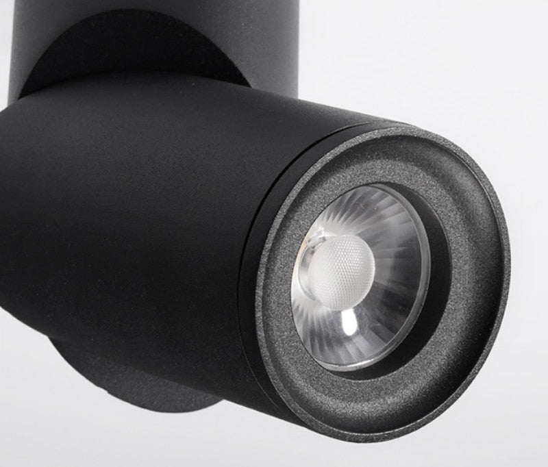 New Dimmable Rotating LED Downlights 10W 15W 20W COB LEDCeiling Spot Lights AC110-220V Warm Cold White Indoor Lighting