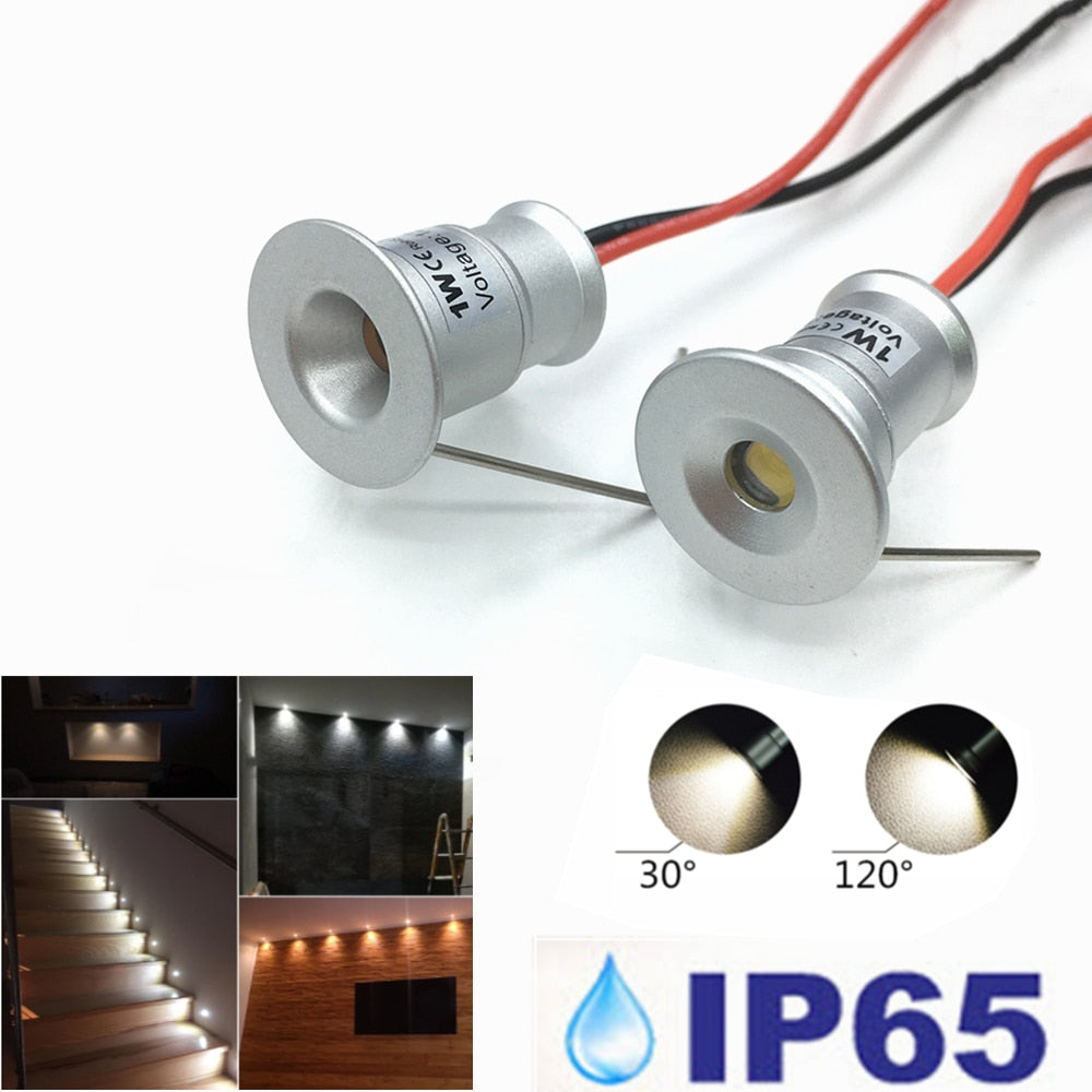 LED Mini Downlight 12V 3V Dimmable Spot Lamp Recessed Downlight for Ceiling Cabinet Showcase Focus KTV Ambient Spotlight