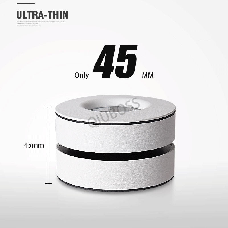 Folding Square LED Downlight COB 7W/9W/12W Surface Mounted LED Ceiling Lamp AC90~260V 355 Degree Rotation Spotlight Indoor Lamp