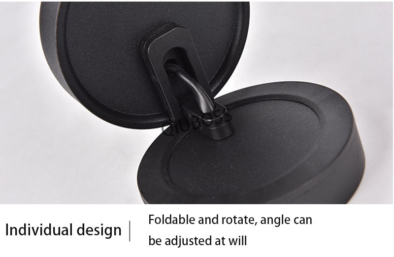 Folding Square LED Downlight COB 7W/9W/12W Surface Mounted LED Ceiling Lamp AC90~260V 355 Degree Rotation Spotlight Indoor Lamp