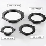 Embedded LED ceiling light spotlight hole light living room ultra-thin 6W 9W 15W 20W engineering downlight