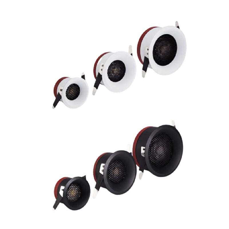 Home lighting Dimmable LED ceiling spotlights honeycomb nest anti-glare lens embedded LED downlight 5W 7W 12W 15W