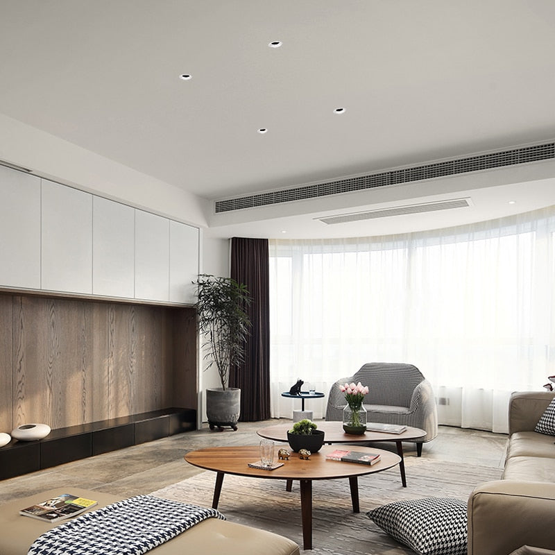 Home lighting Dimmable LED ceiling spotlights honeycomb nest anti-glare lens embedded LED downlight 5W 7W 12W 15W