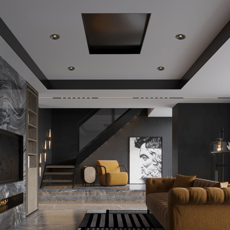 Home lighting Dimmable LED ceiling spotlights honeycomb nest anti-glare lens embedded LED downlight 5W 7W 12W 15W