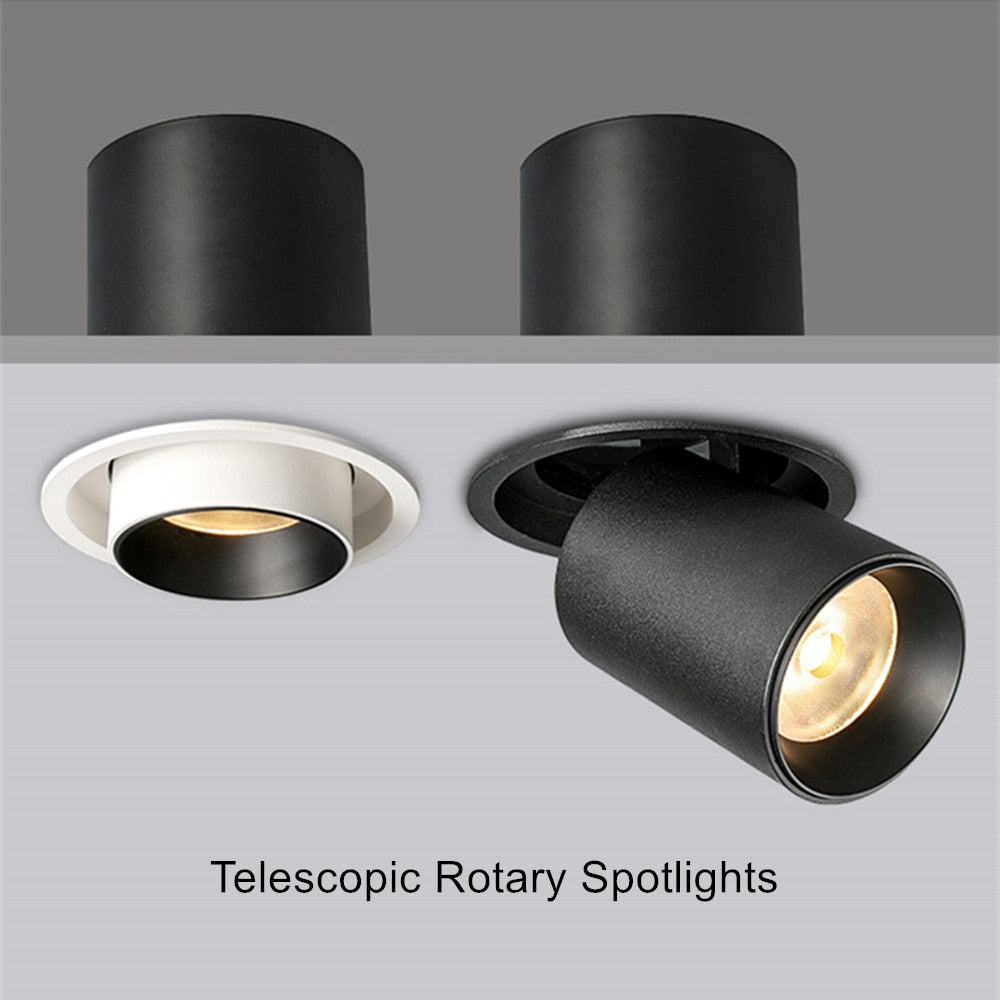 LED spot lights embedded ceiling lamp 7W 10W 12W Recessed Led Downligh ...