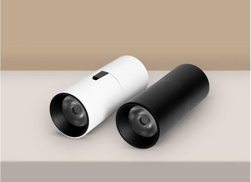 Dimmable 90 Foldable Recessed Ceiling Downlight AC 110V 220V 12W 15W Black/White Housing 360 Degree Rotatable Ceiling Spot Light