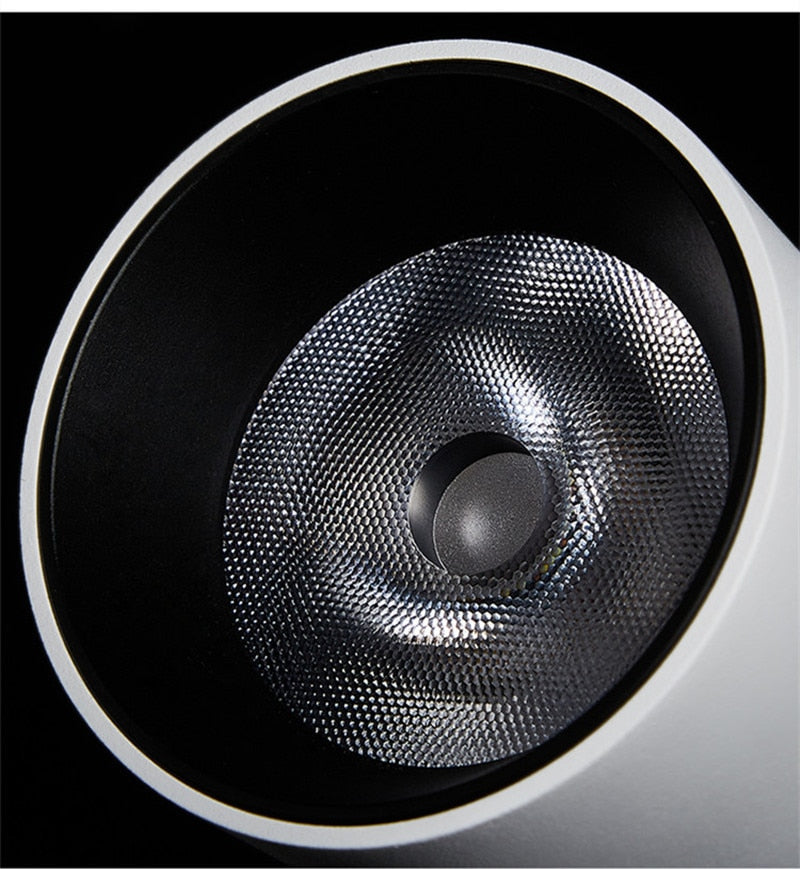 Dimmable 90 Foldable Recessed Ceiling Downlight AC 110V 220V 12W 15W Black/White Housing 360 Degree Rotatable Ceiling Spot Light