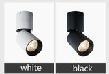 Dimmable 90 Foldable Recessed Ceiling Downlight AC 110V 220V 12W 15W Black/White Housing 360 Degree Rotatable Ceiling Spot Light