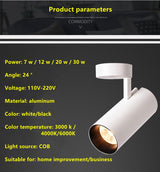 Surface Mounted 360° Rotatable LED Ceiling  Downlight 7W 12W 20W 30W Spotlight Clothing Shop Store Home 220V