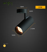 Surface Mounted 360° Rotatable LED Ceiling  Downlight 7W 12W 20W 30W Spotlight Clothing Shop Store Home 220V