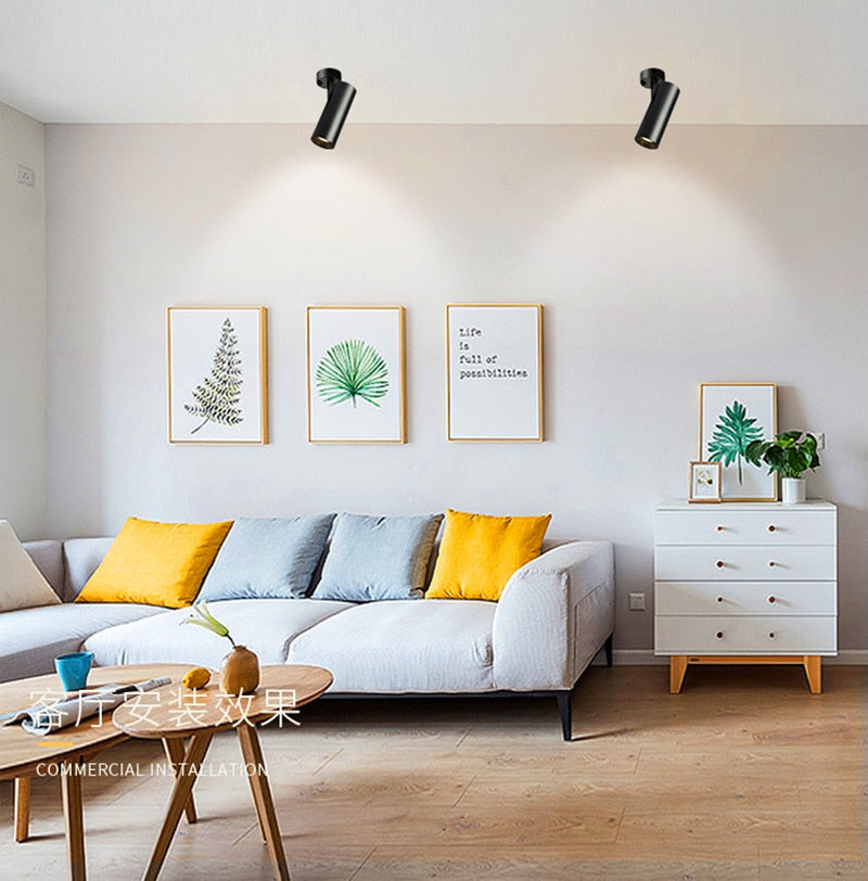 Surface Mounted 360° Rotatable LED Ceiling  Downlight 7W 12W 20W 30W Spotlight Clothing Shop Store Home 220V