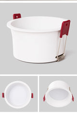 Dimmable Anti Glare Recessed Downlights Round LED Ceiling Lights Spot Lamp Led  Ac220v 90-260v Spot 18w Home Decor Homekit Bulb