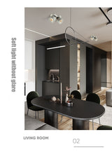 Adjustable bright mounted spotlight led downlight living room ceiling light aisle adjustable angle COB non-open spotlight 24W