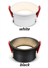 Dimmable Anti-Glare LED COB Chip Recessed Downlight 7W 9W 12W 15W Round White Led Ceiling Spot Light 220V 230V Indoor Background