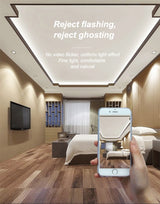 EWeLink WiFi Dimmable LED Spot Light 12W Round Downlight Spot Ceiling RGBCW Color Changing Lamp For Room Bedroom Outdoor