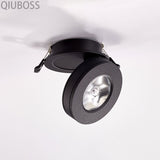 Round Foldable LED Ceiling Downlight LED Recessed Spotlight 7W/9W/12W/15W/18W/20W AC90-260V LED Background Lamps Indoor Lighting