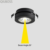 Round Foldable LED Ceiling Downlight LED Recessed Spotlight 7W/9W/12W/15W/18W/20W AC90-260V LED Background Lamps Indoor Lighting