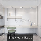 Round Foldable LED Ceiling Downlight LED Recessed Spotlight 7W/9W/12W/15W/18W/20W AC90-260V LED Background Lamps Indoor Lighting