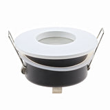 White/Nickel/Chrome IP44 Waterproof GU10 MR16 LED Ceiling Downlight Fixture Spot Frame Holder for Bathroom