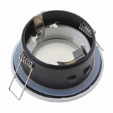 White/Nickel/Chrome IP44 Waterproof GU10 MR16 LED Ceiling Downlight Fixture Spot Frame Holder for Bathroom