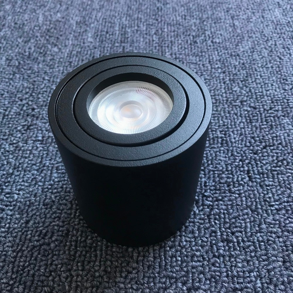 Cylinder Surface Mounted LED GU10 Downlight Fixture 220V Bathroom Waterproof IP65 Outdoor Ceiling Down Spot Light Fitting