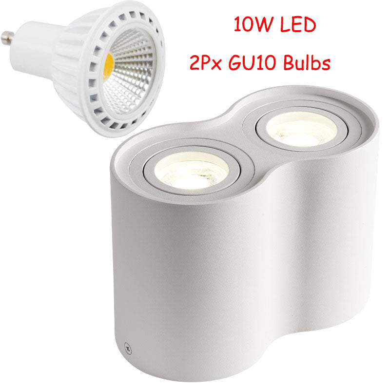 Modern LED Ceiling Spot Lamp 5W 10W 14W GU10 Surface Mounted Dimmable Spotlight Bedroom Bedside Kitchen Balcony Lighting Fixture