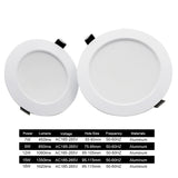 LED Downlight AC 220V 7W 9W 12W 15W 18W Round Recessed Lamp Waterproof LED Spot Lighting Kitchen Indoor Warm White Cold White