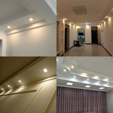 Led Downlight Recessed Spot Led 7W 10W 12W Dimmable Ceiling Lamp Indoor Lighting For Living Room Bedroom Kitchen Office