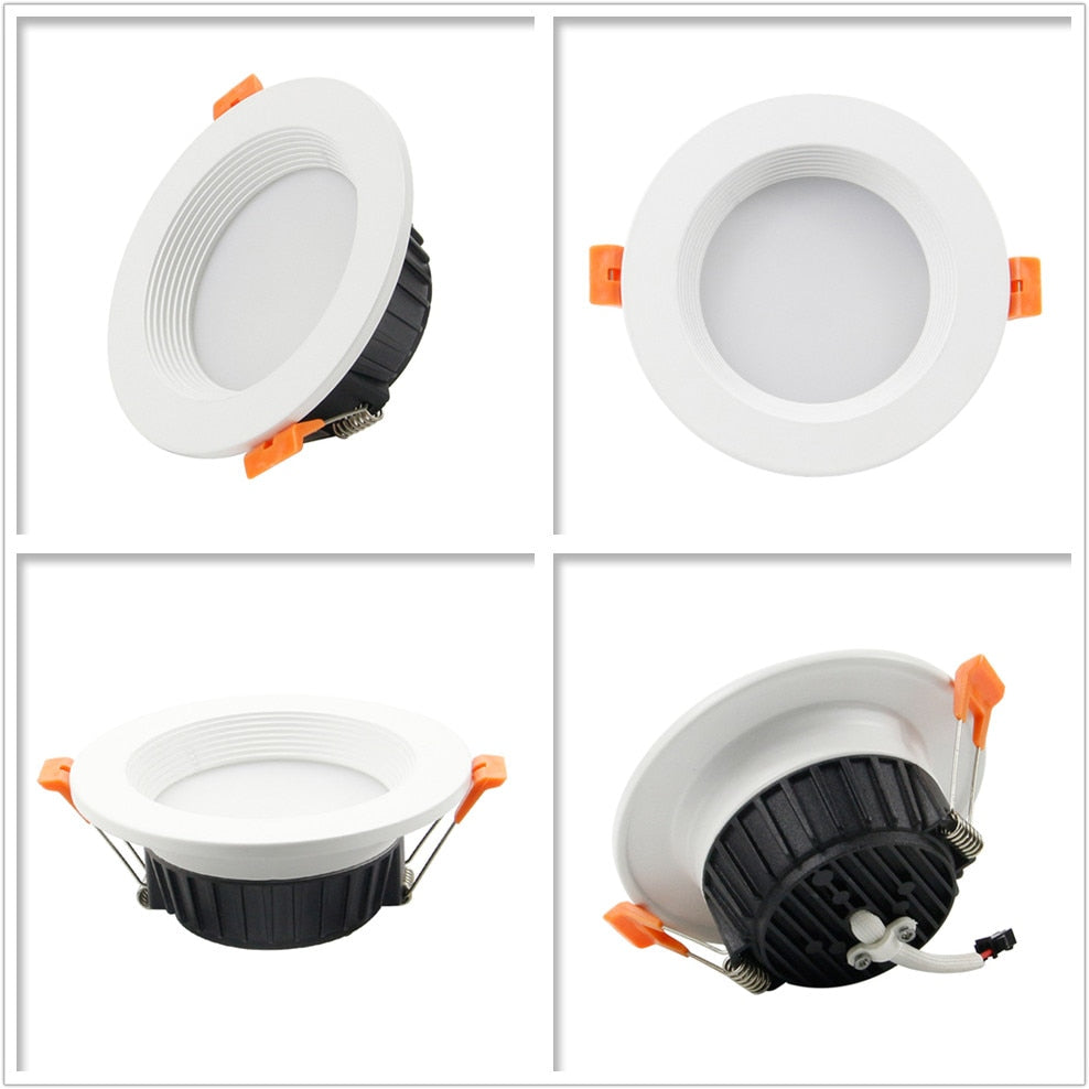 Led Downlight Recessed Spot Led 7W 10W 12W Dimmable Ceiling Lamp Indoor Lighting For Living Room Bedroom Kitchen Office