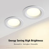 Led Downlight Recessed Spot Led 7W 10W 12W Dimmable Ceiling Lamp Indoor Lighting For Living Room Bedroom Kitchen Office