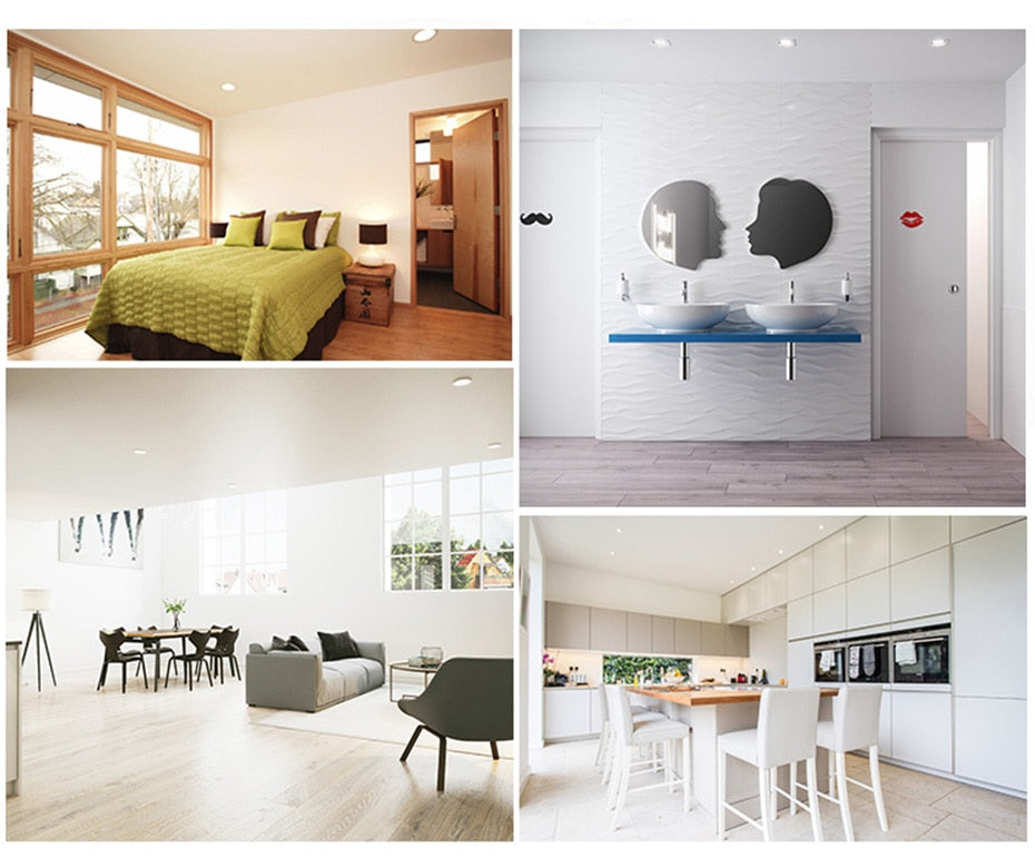 Led Downlight Recessed Spot Led 7W 10W 12W Dimmable Ceiling Lamp Indoor Lighting For Living Room Bedroom Kitchen Office