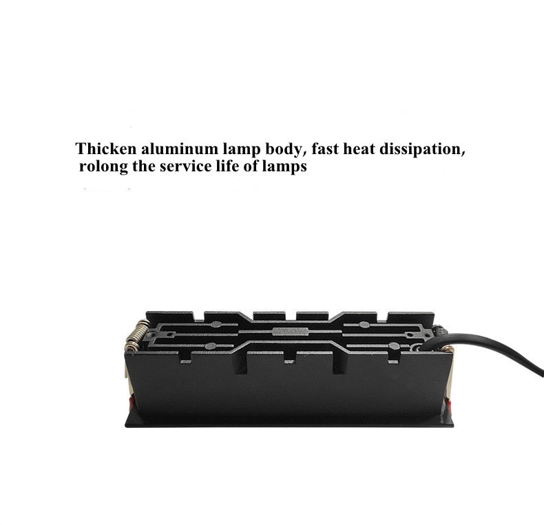 Dimmable LED Downlight 10W 20W 30W Spot Light Line Light Bar Creative Linear Long Strip Living Room Corridor Recessed