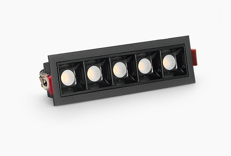 Dimmable LED Downlight 10W 20W 30W Spot Light Line Light Bar Creative Linear Long Strip Living Room Corridor Recessed