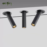 LED downlight long tube spotlight 7W 12W restaurant guest room clothing store home lighting fixture LED spotlight