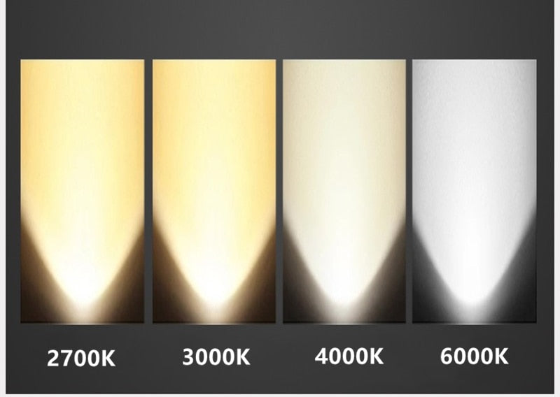 LED downlight long tube spotlight 7W 12W restaurant guest room clothing store home lighting fixture LED spotlight