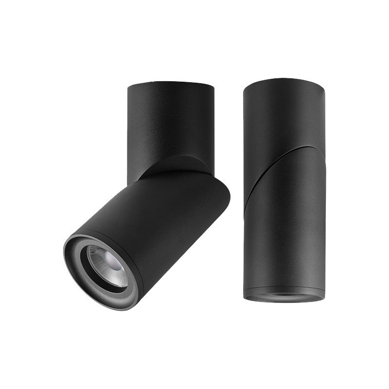 Dimmable Rotating LED Downlights 9W 12W 15W 18W COB LED Ceiling Spot Lights AC110-220V LED Wall Lamp Warm Cold White Indoor Lighting