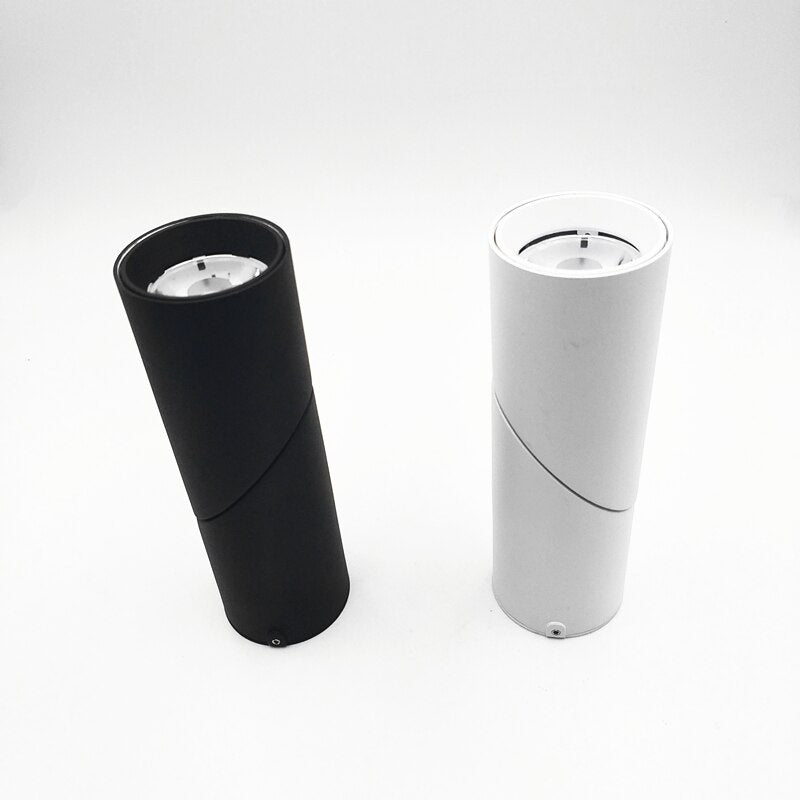 Dimmable Rotating LED Downlights 9W 12W 15W 18W COB LED Ceiling Spot Lights AC110-220V LED Wall Lamp Warm Cold White Indoor Lighting