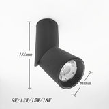 Dimmable Rotating LED Downlights 9W 12W 15W 18W COB LED Ceiling Spot Lights AC110-220V LED Wall Lamp Warm Cold White Indoor Lighting